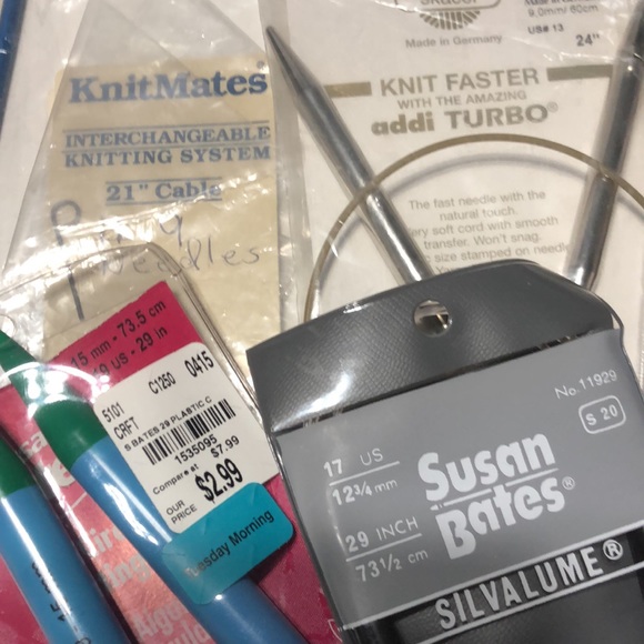 12 SETS SUSAN BATES, SKACEL etc CIRCULAR KNITTING NEEDLES SOME INTERCHANGABLE - Picture 2 of 5